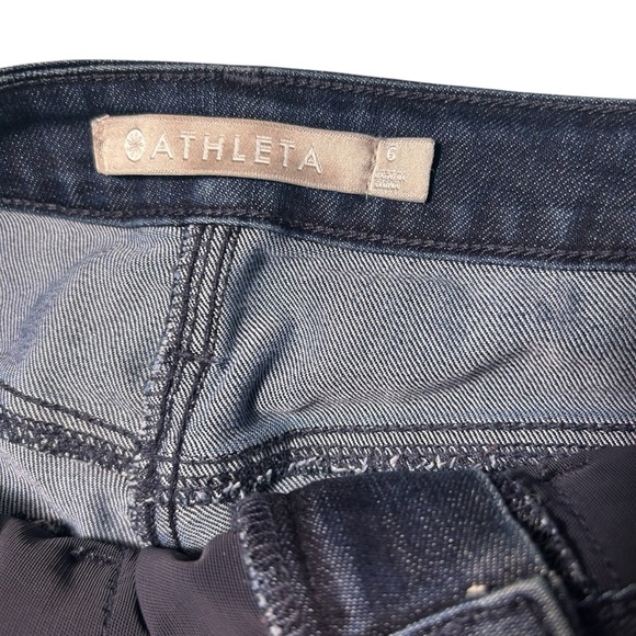 Athleta Sculptex Stretch Skinny Jeans Dark Wash Sz 6 - Picture 9 of 12